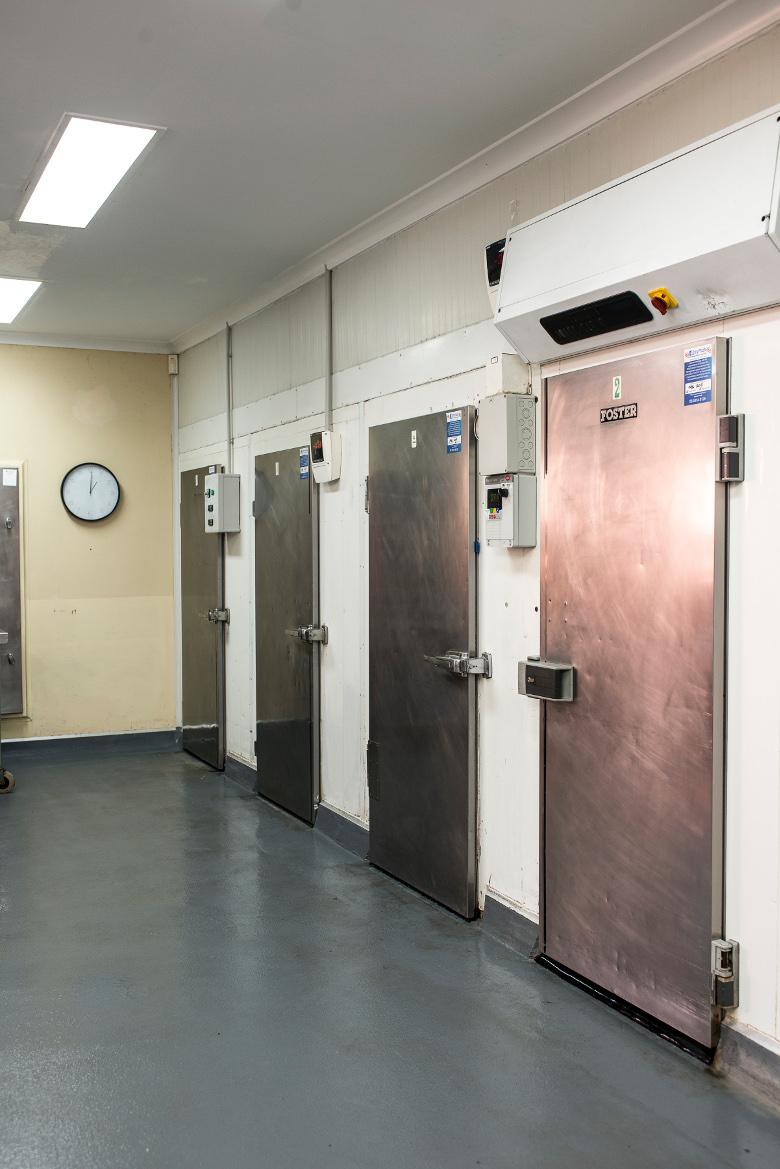 Blast chillers ensure products are chilled to specification